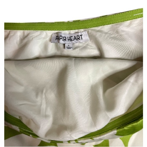 Paper Hearts Strapless Floral Green Dress - Picture 5 of 6